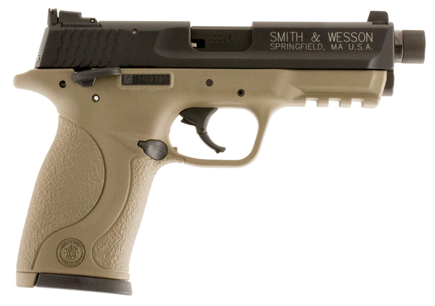 Smith and Wesson M&P22 Compact Suppressor Ready